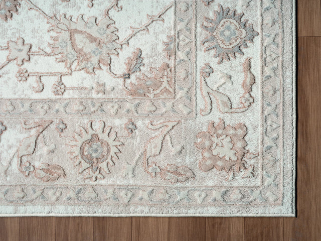 United Weavers Crockett Gem Beige Rug - angle view