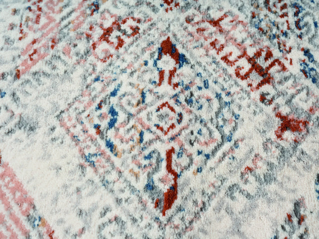 United Weavers Crockett Mosaic Multi Rug - close-up detail