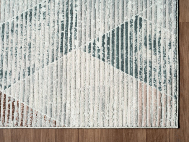 United Weavers Crockett Oasis Beige Rug - angle view