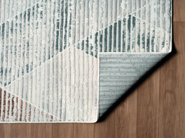 United Weavers Crockett Oasis Beige Rug - backing detail
