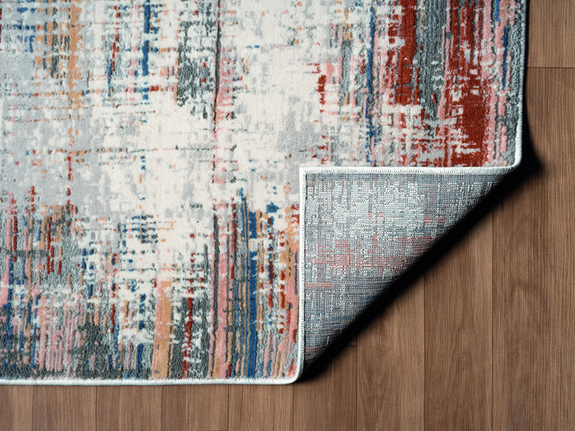 United Weavers Crockett Rustic Multi Rug - backing detail