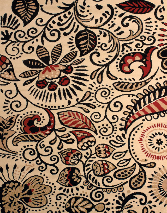 United Weavers Dallas Bandanna Ivory Rug - front view