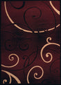 United Weavers Dallas Bangles Burgundy Rug - front view
