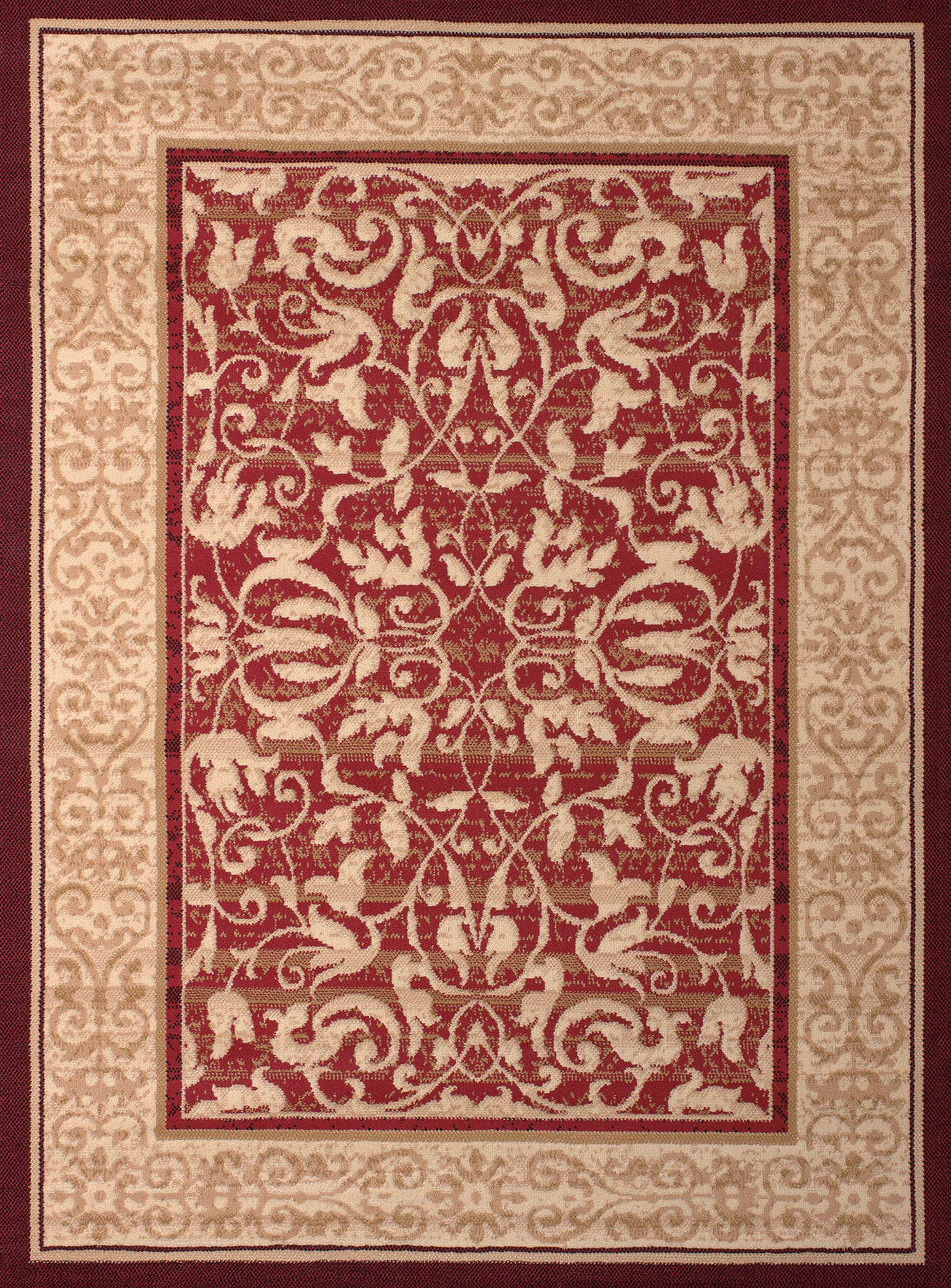 United Weavers Dallas Baroness Red Rug - front view