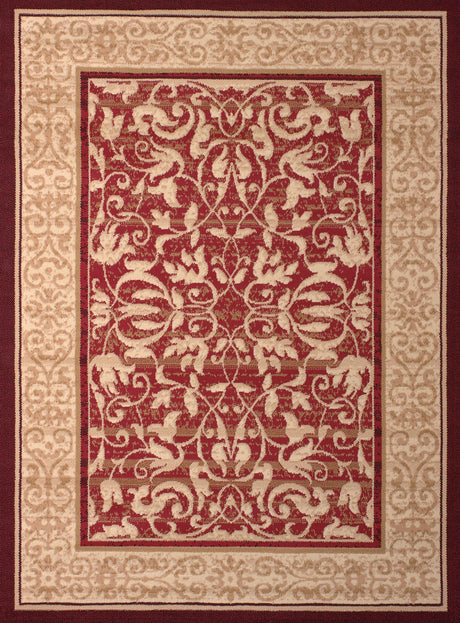 United Weavers Dallas Baroness Red Rug - front view