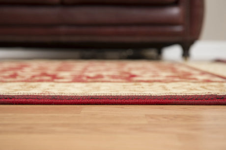 United Weavers Dallas Baroness Red Rug - pile height detail