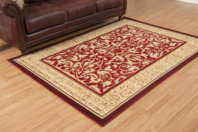 United Weavers Dallas Baroness Red Rug - room scene