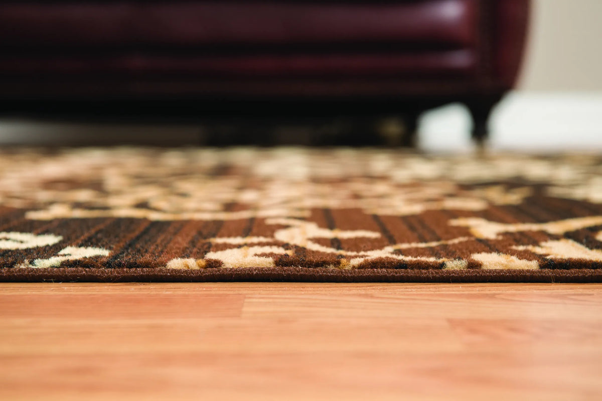 United Weavers Dallas Countess Brown Rug - pile height detail