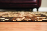 United Weavers Dallas Countess Brown Rug - pile height detail