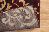 United Weavers Dallas Countess Burgundy Rug - backing detail