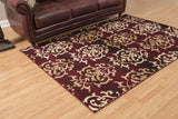 United Weavers Dallas Countess Burgundy Rug - room scene