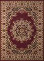 United Weavers Dallas Floral Kirman Burgundy Rug - front view