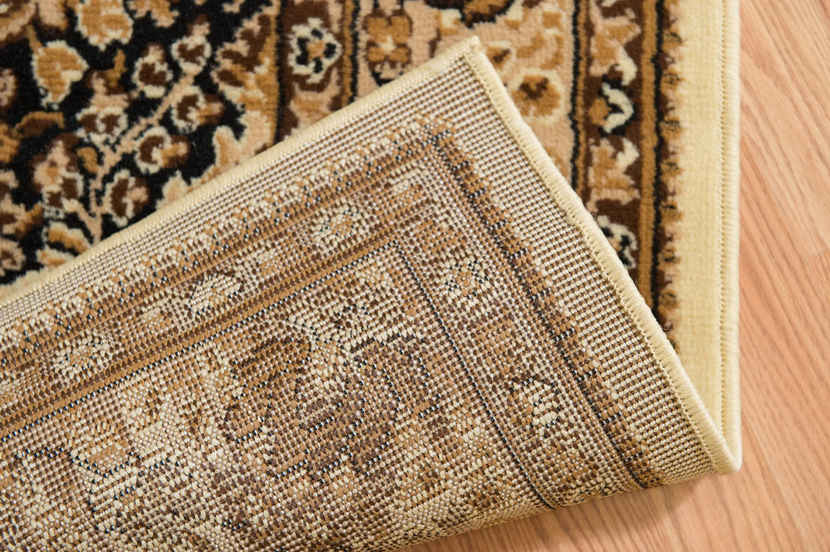 United Weavers Dallas Floral Kirman Ivory Rug - backing detail