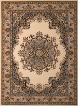 United Weavers Dallas Floral Kirman Ivory Rug - front view