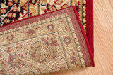 United Weavers Dallas Floral Kirman Red Rug - backing detail