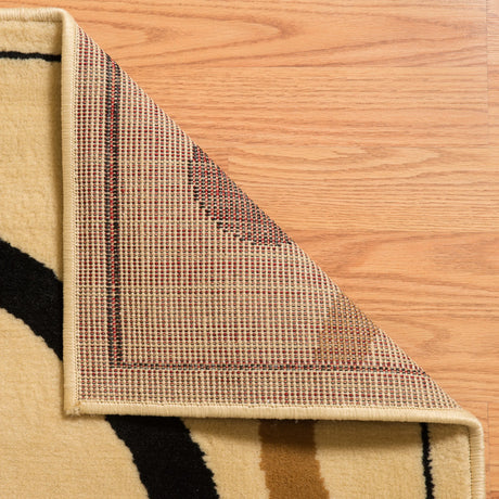United Weavers Dallas Hip Hop Ivory Rug - backing detail