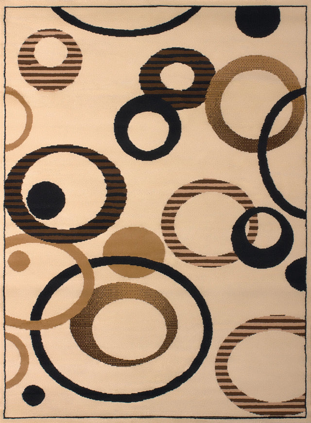 United Weavers Dallas Hip Hop Ivory Rug - front view