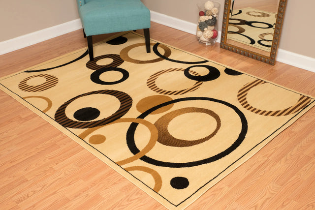 United Weavers Dallas Hip Hop Ivory Rug - room scene