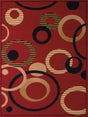 United Weavers Dallas Hip Hop Red Rug - front view
