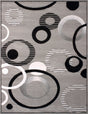 United Weavers Dallas Hip Hop Silver Rug - front view