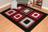 United Weavers Dallas Spaces Red Rug - room scene