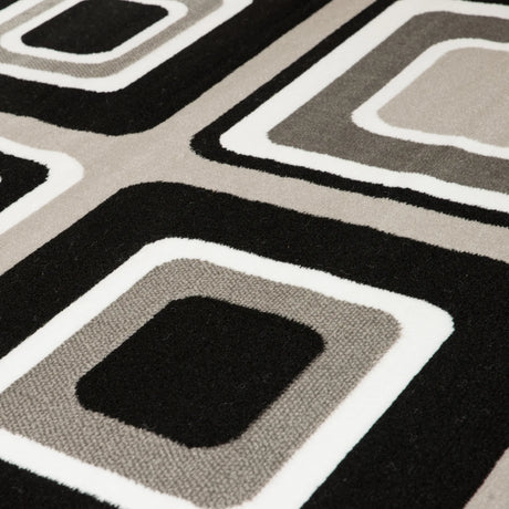 United Weavers Dallas Spaces Silver Rug - close-up detail