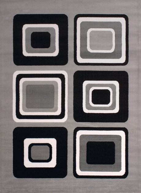 United Weavers Dallas Spaces Silver Rug - front view