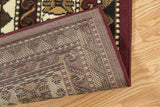United Weavers Dallas Tres Burgundy Rug - backing detail