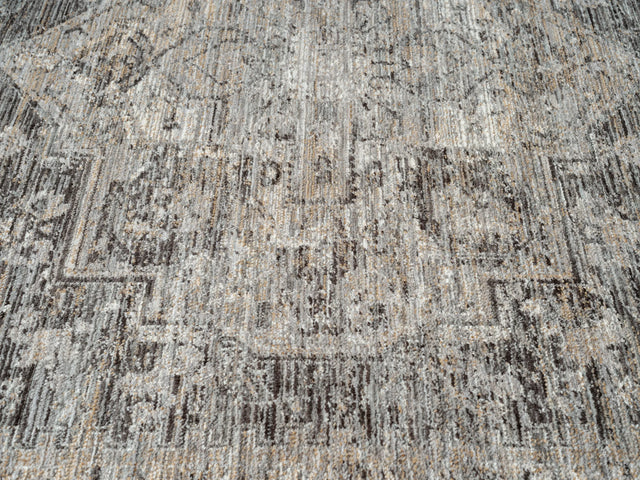 United Weavers Durango Nighthorse Brown Rug - close-up detail