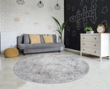 United Weavers Emojy Chi Wheat Rug - round room scene