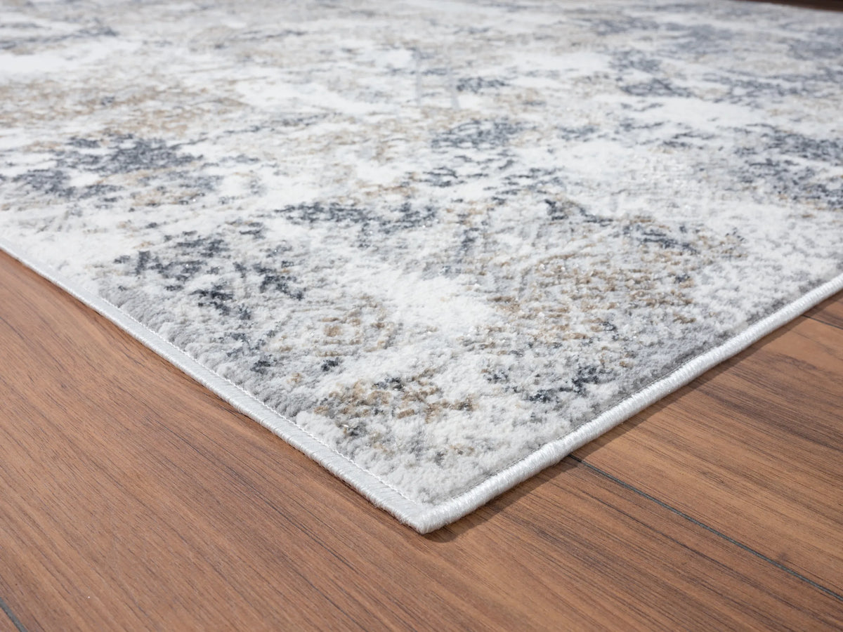 United Weavers Emojy Lennox Wheat Rug - angle view