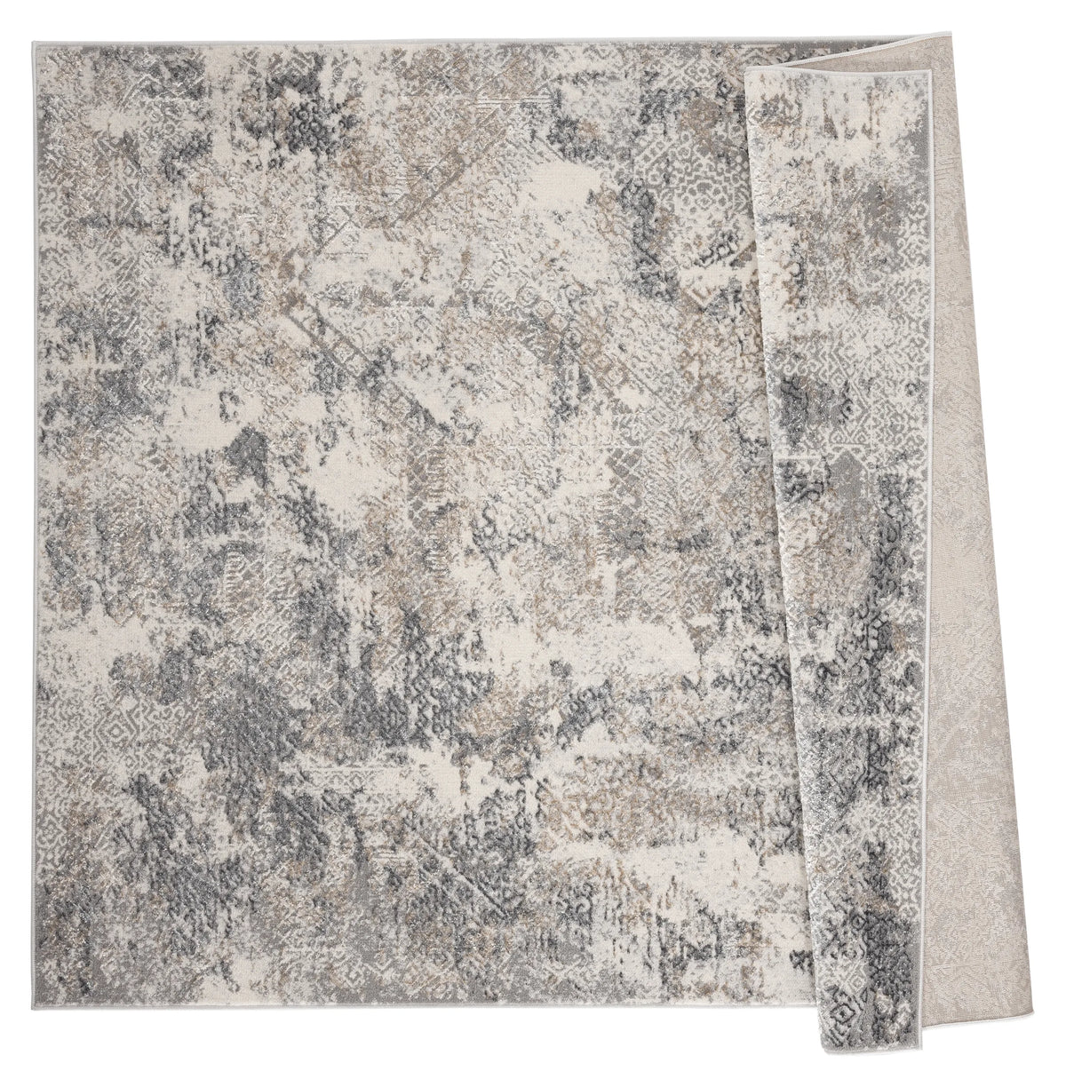 United Weavers Emojy Lennox Wheat Rug - backing detail