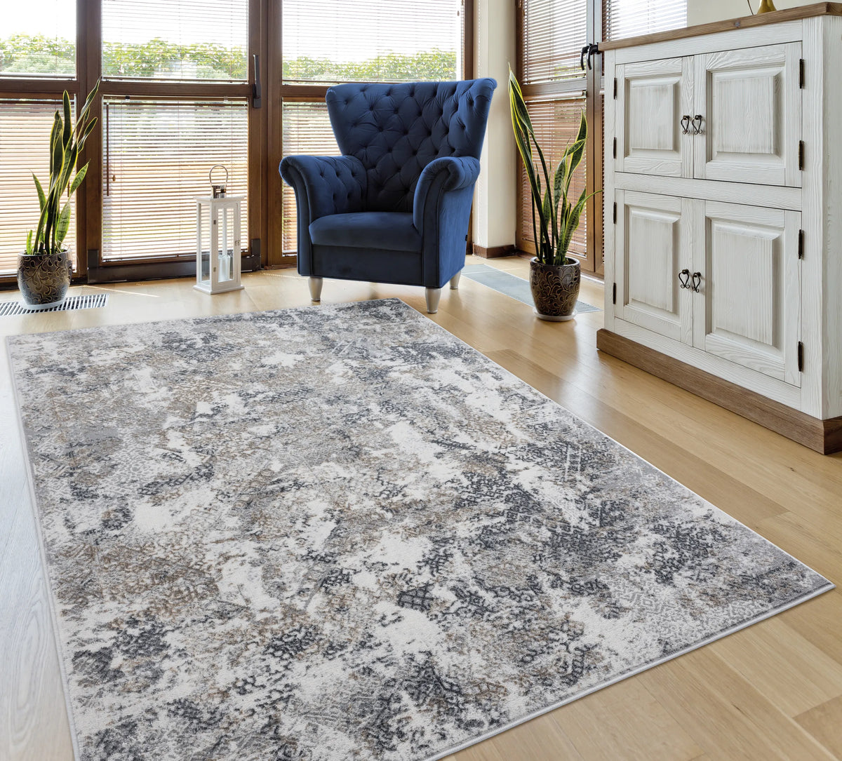 United Weavers Emojy Lennox Wheat Rug - room scene