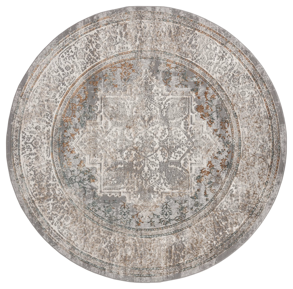 United Weavers Emojy Lola Multi Rug - round front view