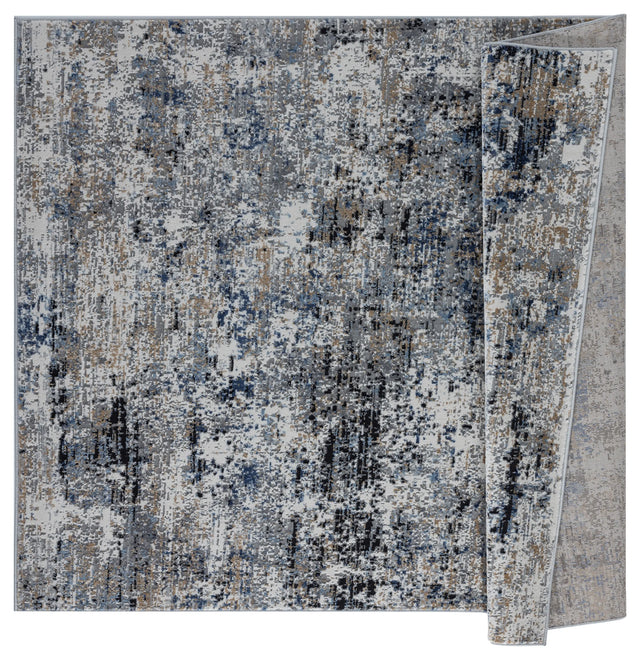 United Weavers Eternity Barcelona Blue Rug - backing detail