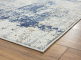 United Weavers Eternity Elixir Blue Rug - angle view