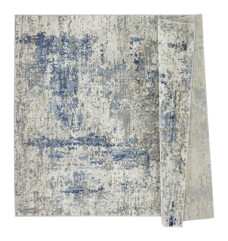 United Weavers Eternity Elixir Blue Rug - backing detail