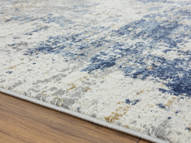United Weavers Eternity Elixir Blue Rug - pile height detail