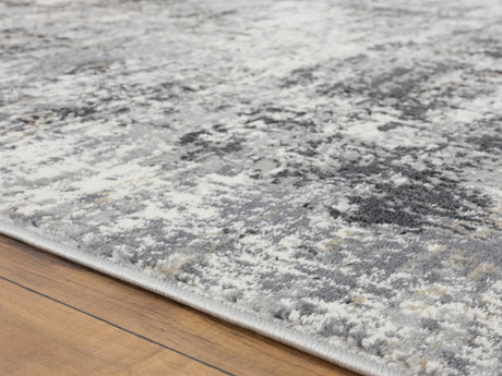 United Weavers Eternity Elixir Charcoal Rug - pile height detail