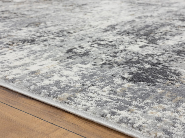 United Weavers Eternity Elixir Charcoal Rug - pile height detail