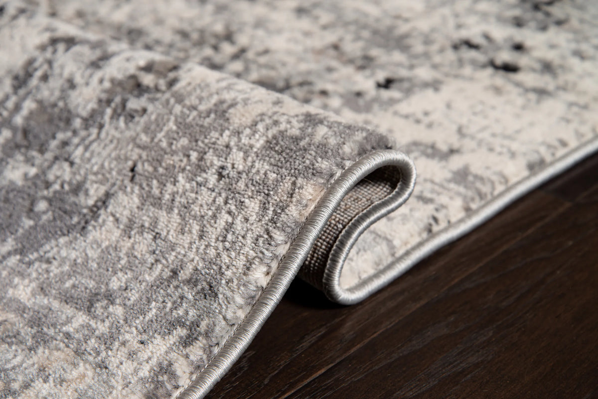United Weavers Eternity Elixir Charcoal Rug - side close-up detail