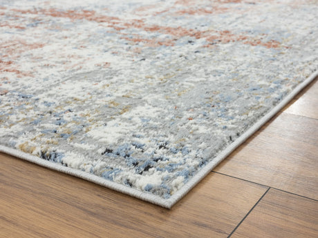 United Weavers Eternity Elixir Crimson Rug - angle view