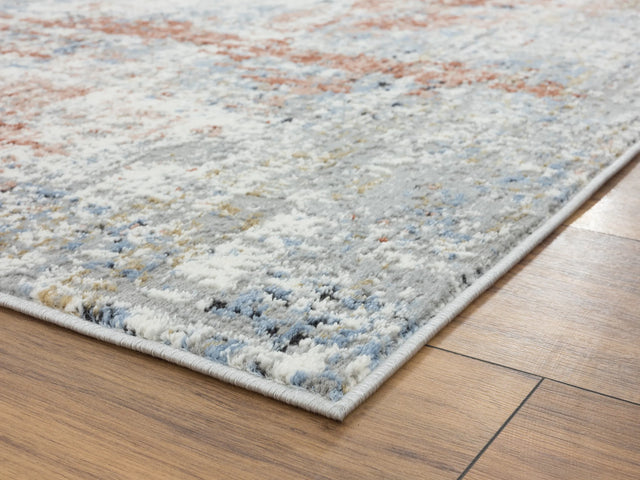United Weavers Eternity Elixir Crimson Rug - angle view