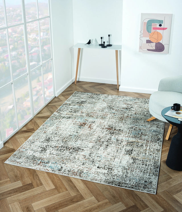 United Weavers Everlasting Orren Blue Rug - room scene