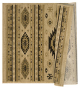 United Weavers Highlands Eagle Eye Cream Rug - backing detail