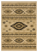 United Weavers Highlands Eagle Eye Cream Rug - front view