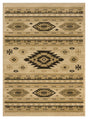 United Weavers Highlands Eagle Eye Cream Rug - front view