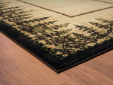 United Weavers Highlands Rainforest Beige Rug - angle view