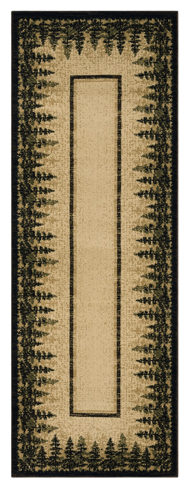 United Weavers Highlands Rainforest Beige Rug - runner front view