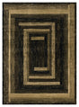 United Weavers Highlands The Maze Brown Rug - front view